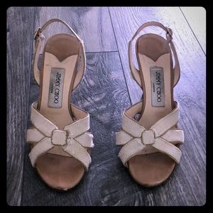 Vintage Jimmy Choo Sandals with Low Heel